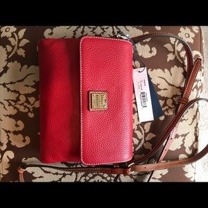 Closing closet make offer. New Dooney & Bourk Red Crossbody leather bag